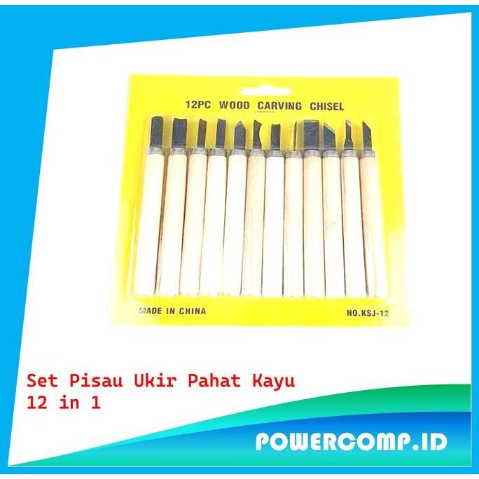 Pisau Ukir Seni 1set? Pisau Ukir Kayu? Set Pisau Ukir Pahat Kayu 12 in 1 Wood Carving Knife