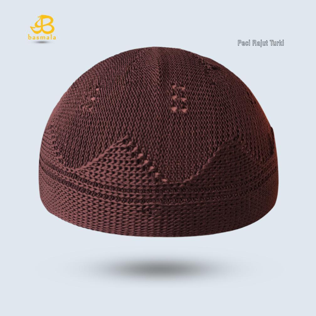 hot deals basmala - peci turki dewasa kopyah rajut yaman aneka warna