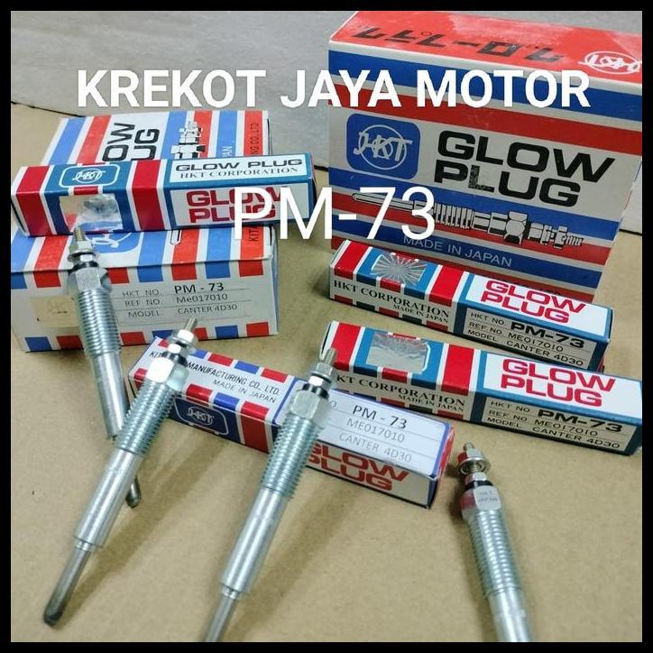 TERBARU GLOW PLUG / BUSI PEMANAS PM-73 FUSO  JAPAN BARU BERGARANSI 