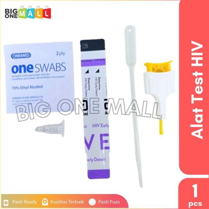 Test HIV Abbott 1 Set Lengkap Mandiri Generasi 4.0 Abbott Early Detect AKL Kemenkes Alat Tes HIV