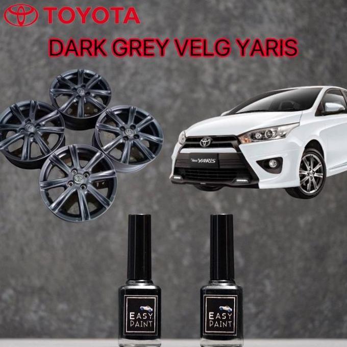 Cat Oles Velg Mobil Dark Grey Metalic Toyota Yaris Abu Tua Metalik