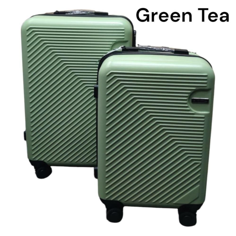 BEST SELLER KOPER / LUGGAGE FIBER POLO 20 INCH / 24 INCH SET RODA PUTAR 360 DERAJAT TRAVELLING KAIN 