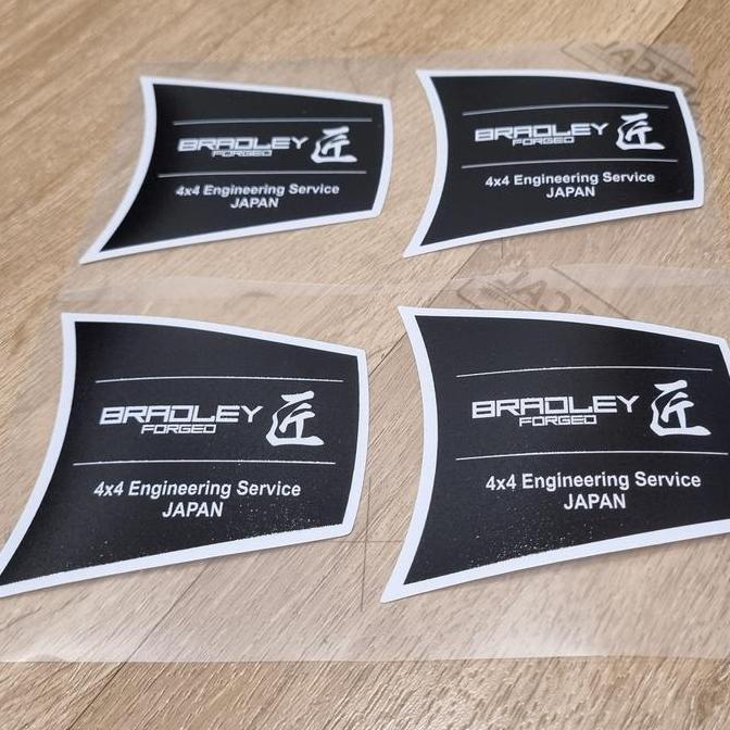 Stiker velg mobil Bradley Takumi