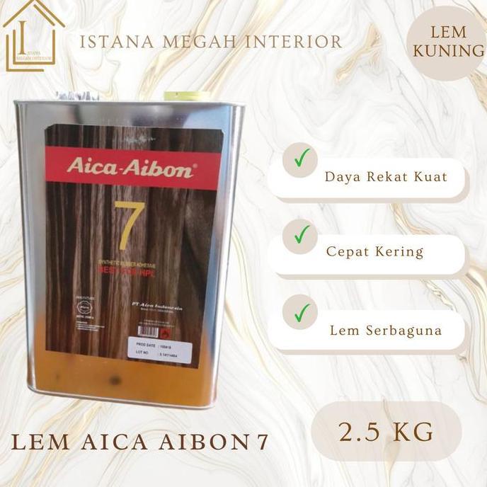 Promo Lem Kuning Aica Aibon 7 (2.5 Kg) Diskon