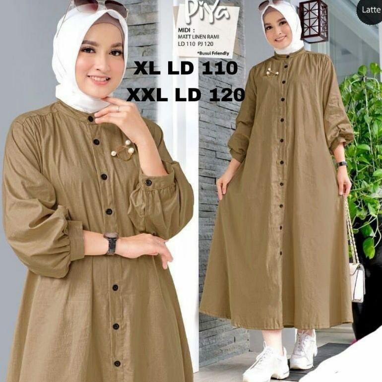 dress piya terbaru tunik kekinian pakaian wanita tunik masakini tunik malaysia longtunik terbaru baj