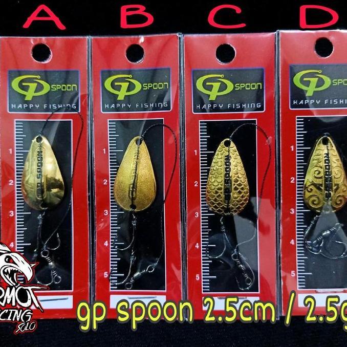 LURE GP SPOON / MICRO SPOON BAHAN KUNINGAN (TERBAIK) (TERBARU) (TERMURAH)