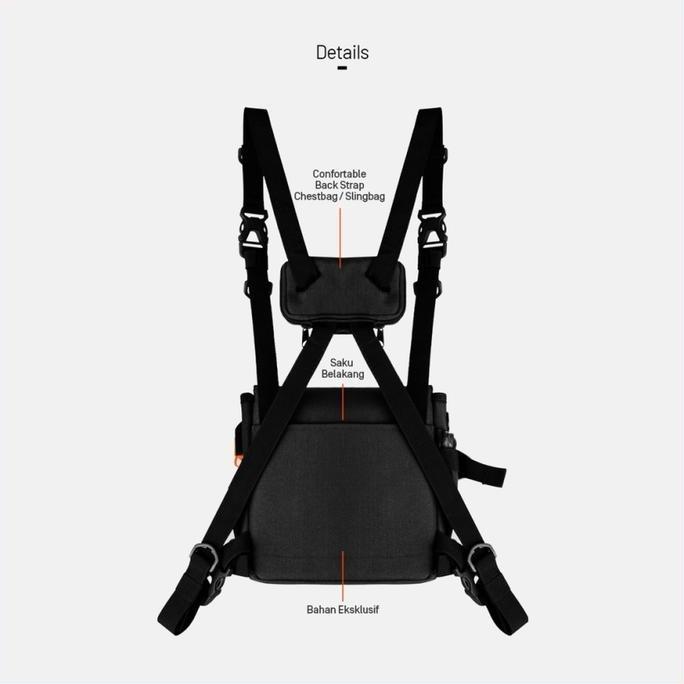 Choral Atom Chest bag / Tas Dada / Tas Selempang