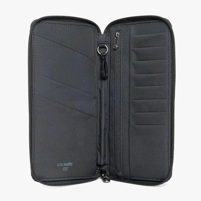 PACSAFE Pacsafe RFIDsafe RFID Blocking Travel Wallet - Black