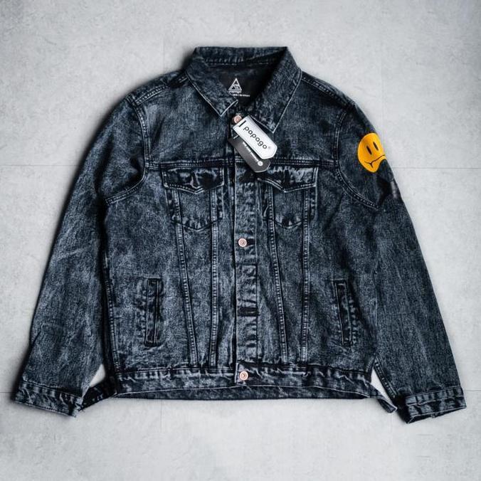 [NEW ARRIVAL] / PAPAGO - JAKET JEANS - JAKET DENIM PRIA - SMILEY