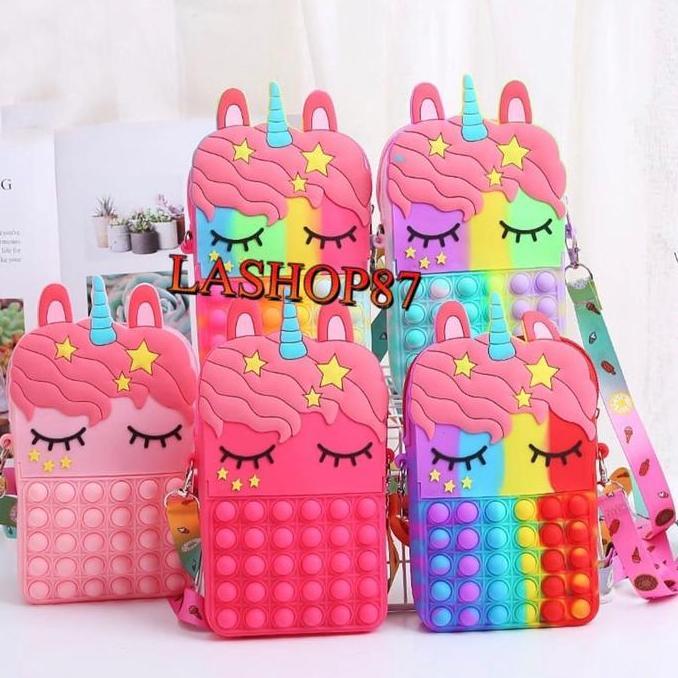 DE108 - Tas pop it unicorn Jumbo Fashion