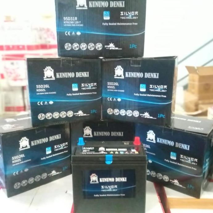 NEW AKI BATERAI KERING KUNUMO DENKI NS60LS/46B24LS 45AH CRV HRV GRS 1THN