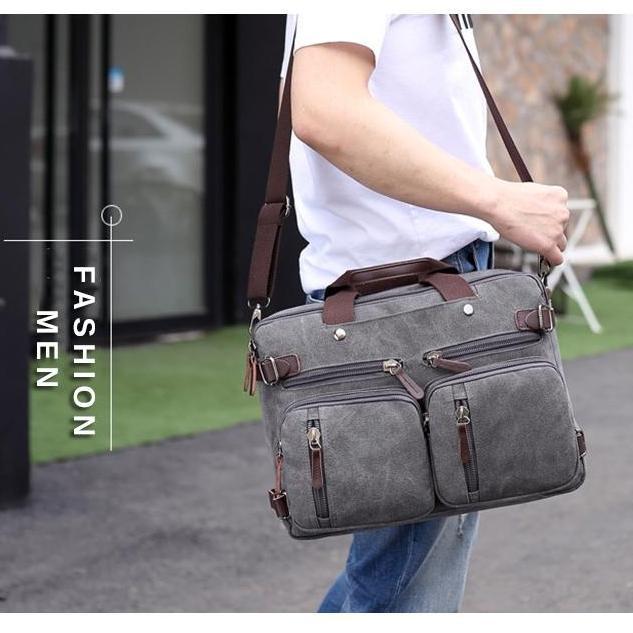 TAS RANSEL TAS SELEMPANG TAS JINJING TAS KANVAS PRIA IMPORT #9026