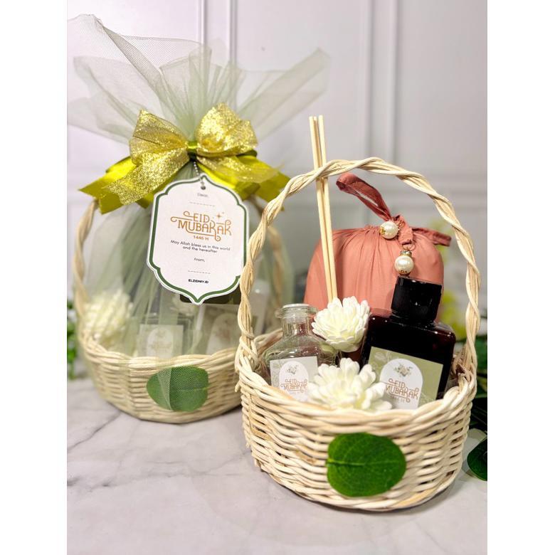 Hot Sale Shopia Hampers Lebaran / Hampers Mukena Kemas Keranjang Tile