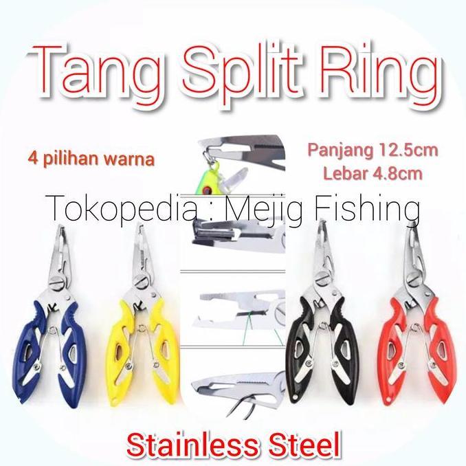 Tang Split Ring Pancing Ikan Micro UL Jigging Gunting PE Stainless Steel (TERBAIK) (TERBARU) (TERMUR