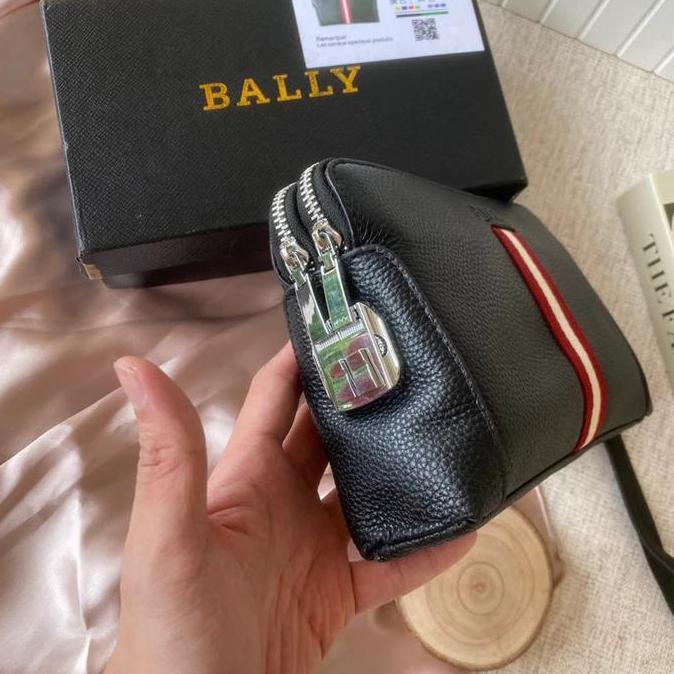 TAS IMPORT BALLY KULIT TAS TANGAN PRIA MEN CLUTCH HANDBAG ID LOCK ZIPPER IMPORT PREMIUM AAA QUALITY 