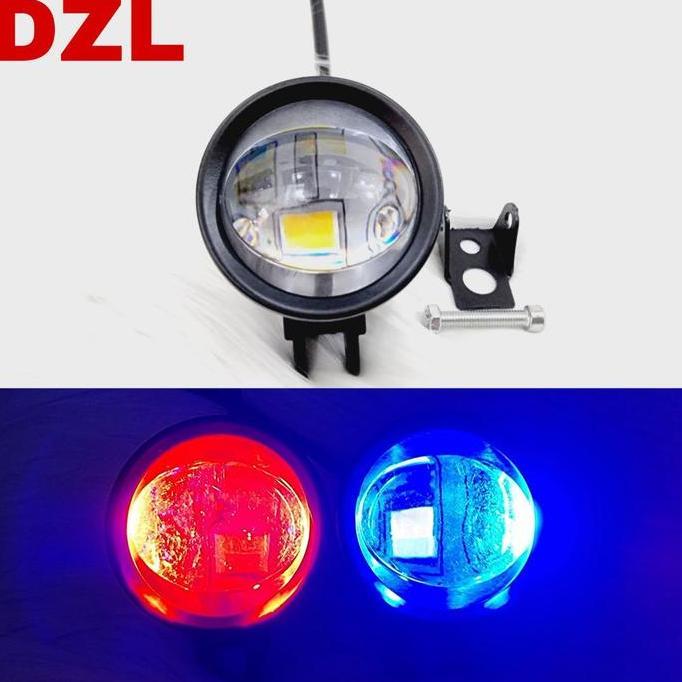 Promo MYTH lampu tembak led d2 laser gun Devil  u2a 2 warna cut off 4d high low jauh dekat t20 t20x 