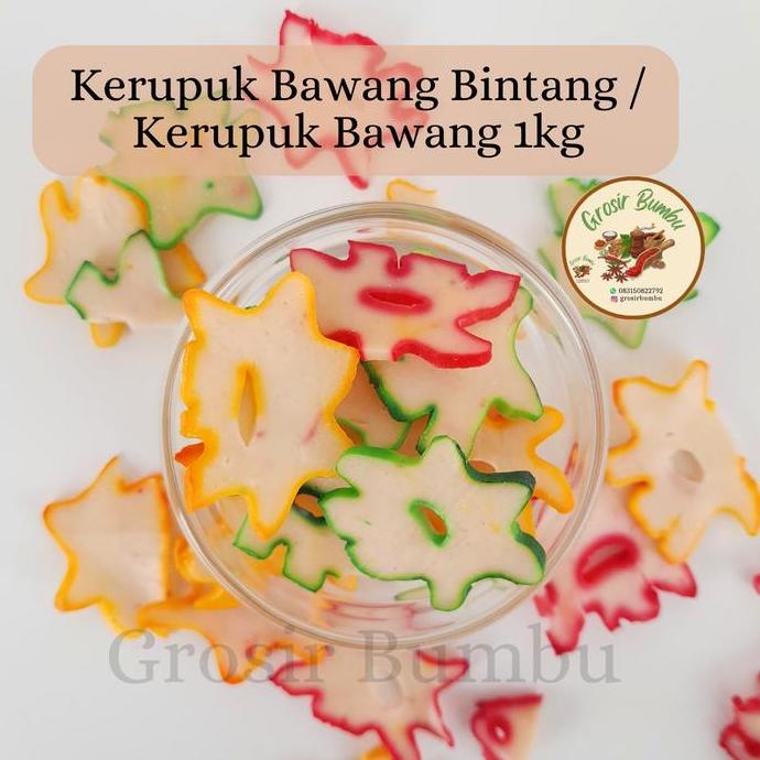 Kerupuk Bawang Bintang / Kerupuk Bawang 1kg