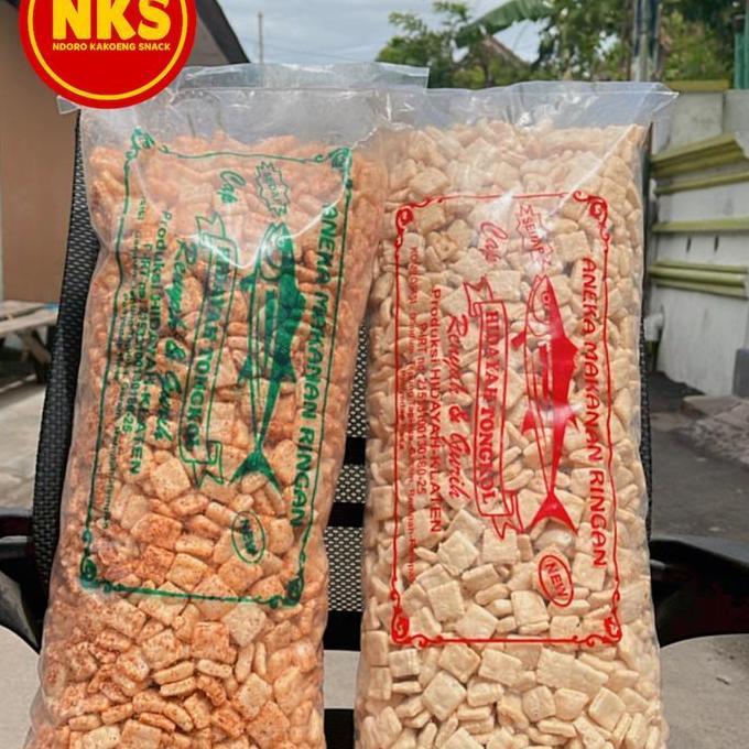 KERUPUK  KOTAK RAMBAK TAHU  /CEMILAN MEDAN -NKS 1 BALL 1 KG food  Krupuk cemilan