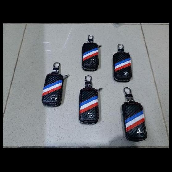 HOT DEAL DOMPET STNK GANTUNGAN KUNCI LOGO CARBON SIENTA 