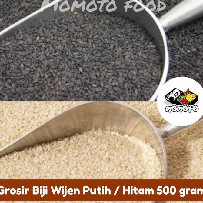 Grosir Biji Wijen Putih Hitam 500 gram Premium Organic Sesame Seeds
