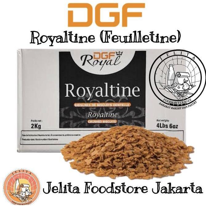 DGF La Royaltine Crushed Biscuits 2kg (Feuilletine)