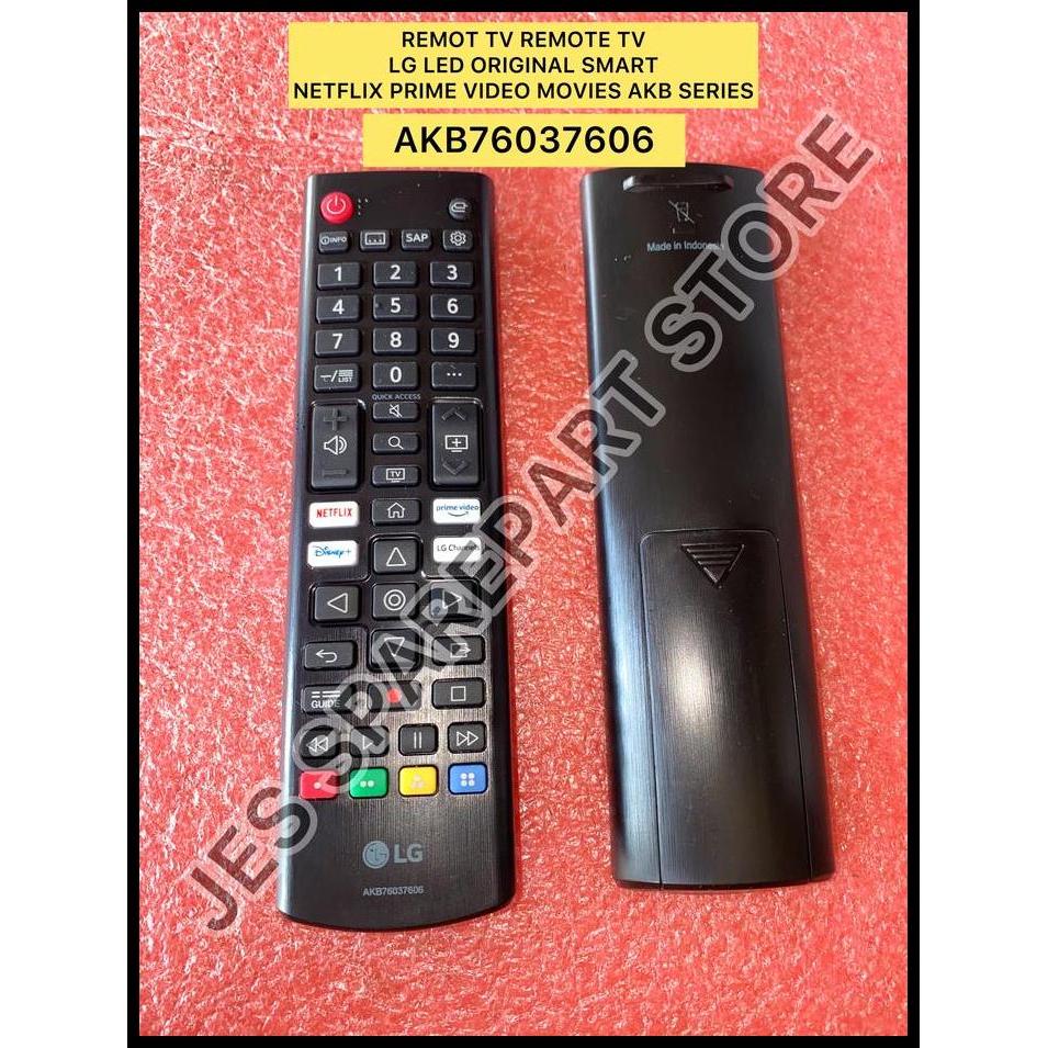 TERMURAH REMOTE TV LG LED ORIGINAL SMART NETFLIX PRIME VIDEO AKB76037606 