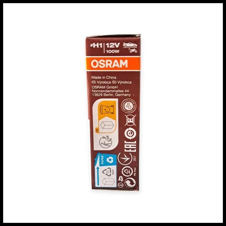 TERLARIS OSRAM H1 H-1 12V 100W BOHLAM LAMPU FOG LAMP FOGLAM HEADLAMP HALOGEN 