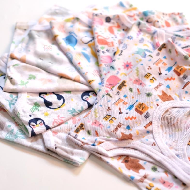 Promo  12Pcs/1Lusin Kaos Dalam Bayi/Singlet Bayi Full Print Sni (Lusinan)