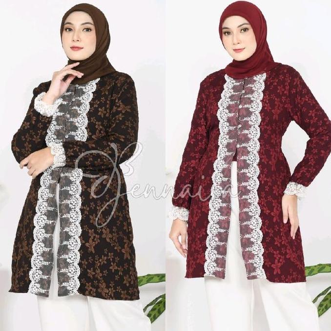 Araya Tunik Kondangan Simple Mewah Atasan Panjang