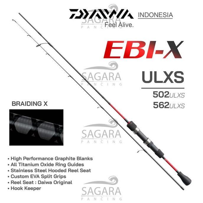 Joran Daiwa EBI X | Joran Ultra Light | Joran Udang | Joran UL Daiwa (TERBAIK) (TERBARU) (TERMURAH)