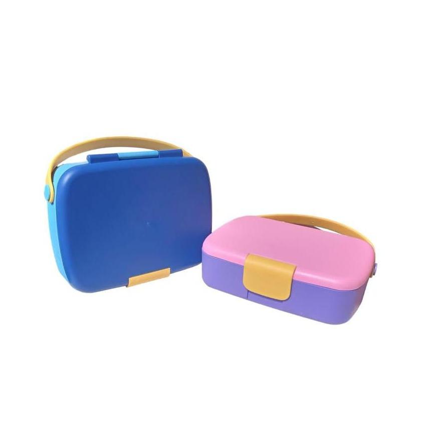 TERMURAH - BENTO LUNCH BOX MIRIP MUNCHKIN / KOTAK MAKAN BENTO SEKAT ANTI TUMPAH