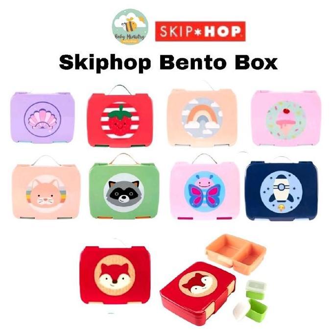 TERLARIS - Skip Hop Zoo Bento Box - Tempat Makan Anak / lunch box makan anak / kotak bekal anak / te