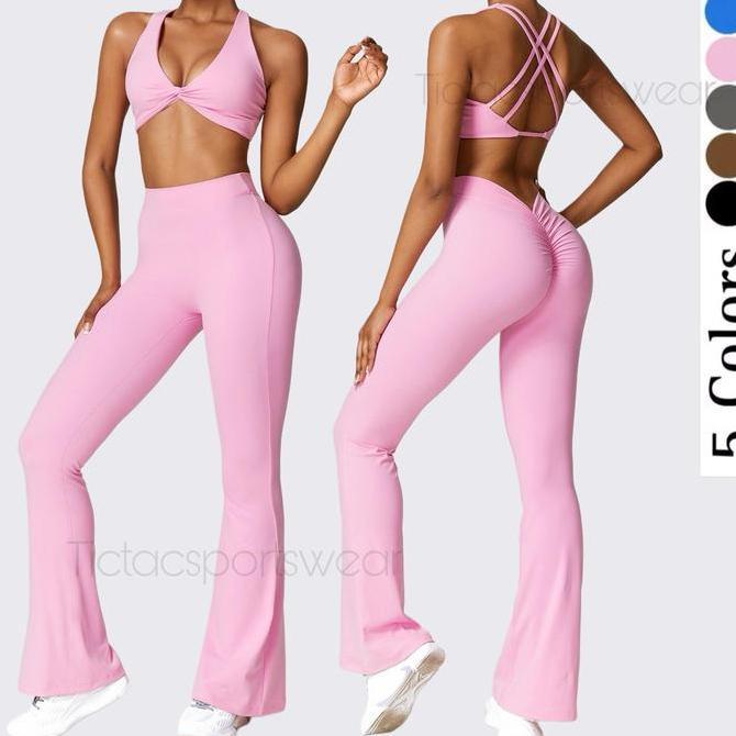 NEW KENEYSHA SPORT SET SPORT BRA dan LEGGING CUTBRAY SCRUNCH / (dijual terpisah) / SETELAN YOGA ZUMB