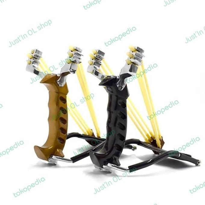ketapel berburu alumunium slingshot powerfull-ketepel (TERBAIK) (TERBARU) (TERMURAH)