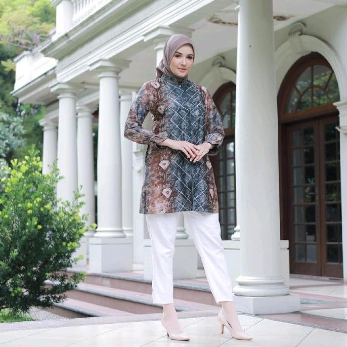 Alesha Tunic Lidya Batik Sasirangan Tunik Wanita