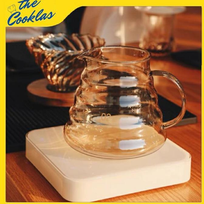 V60 Glass Coffee Server & Dripper Set - Server & Dripper Kopi V60