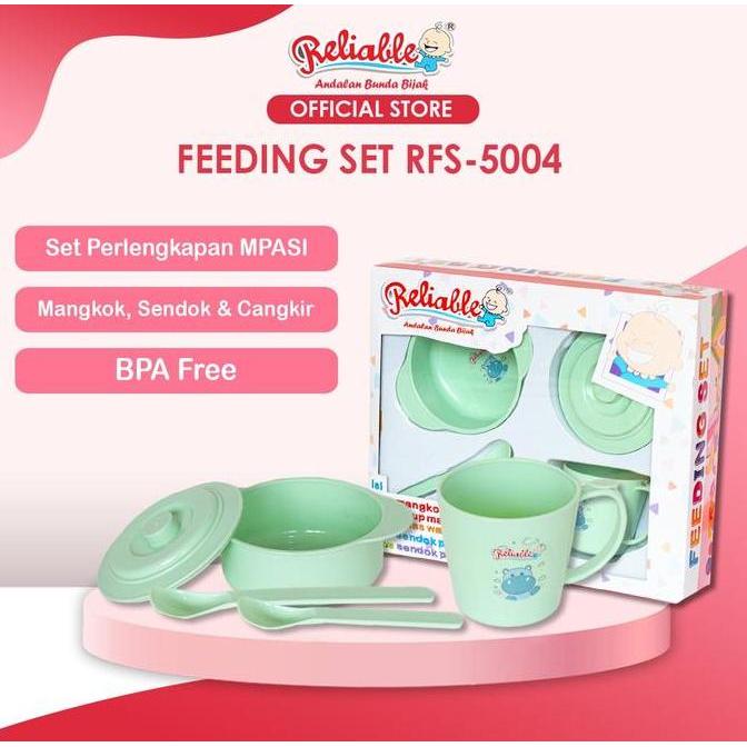Reliable Feeding Set Bayi Tempat Makan Minum Bayi Box Kecil - 5004 BISA GOSEND
