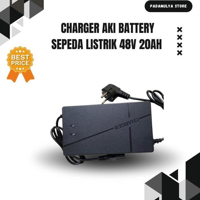 Charger Aki Battery Sepeda Listrik 48V 20Ah Murai Selis Super Rider HARGA SPESIAL