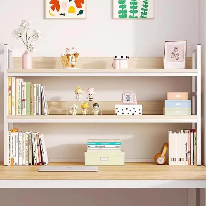 Furnibest Rak Meja Serbaguna Rak Meja Belajar Rak Buku Belajar ZS