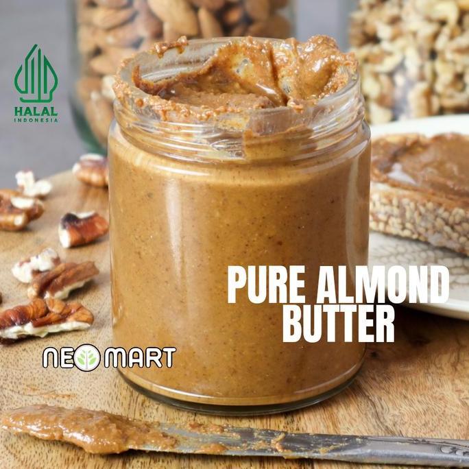 Almond Spread | Almond Butter Spread Selai Kacang Almond Nikmat Tanpa Gula Pasir | HALAL / Selai kac
