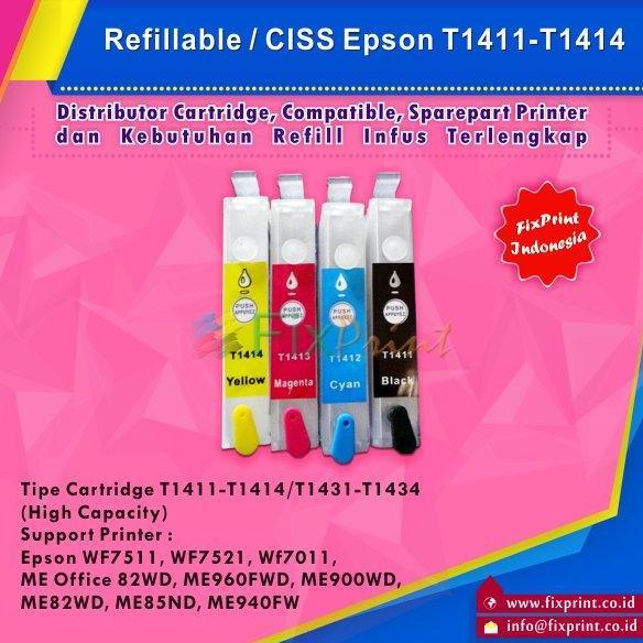 DB231 - Refillable / CISS Epson WF7511 WF7521 ME900WD 940FWD 960FWD