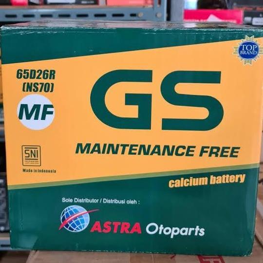 Terlaris Aki Gs Ns70 Kering (65D26R) | Aki Mobil