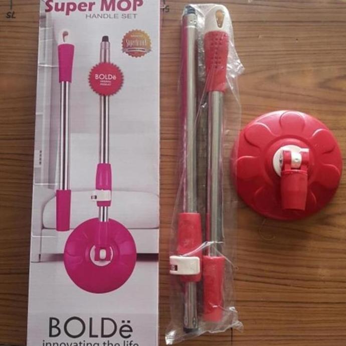 TERMURAH - Bolde refill gagang pel super mop original/bolde tongkat pel super mop original