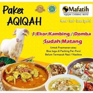 Terlaris Mafatih Aqiqah - Paket Aqiqah 1 Ekor Kambing / Domba Plus Masak