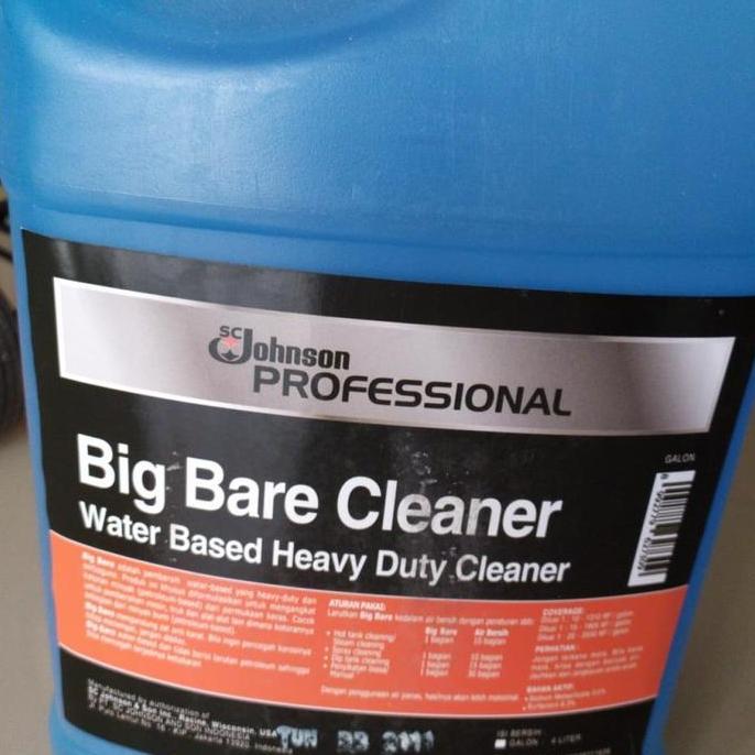 BIG BARE INDUSTRIAL CLEANER SC JOHNSON.