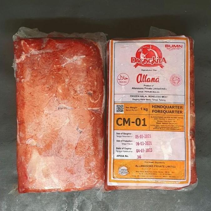 Terlaris Daging Kerbau Kita 1 Kg (Tanpa Tulang ) Cm 01