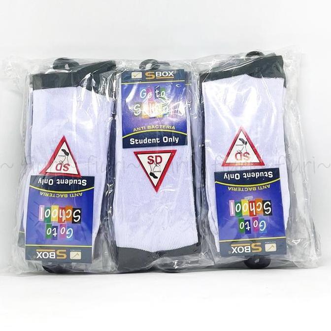 Viral  Fiuri Official - Kaos Kaki Sd Hitam Putih - Kaoskaki Sekolah Anak Sd Tk - Back To School - Ka