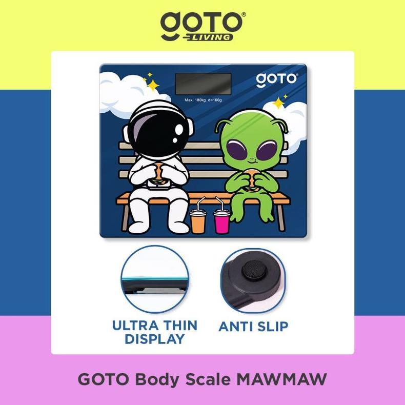 NEW PRODUCT Timbangan Badan Digital Character Mawmaw GOTO