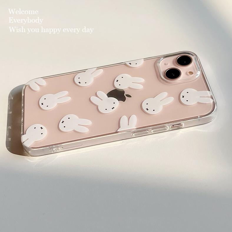 CUCI GUDANG KELINCI KECIL YANG LUCU ANTI-RETAK SOFT CASE HP SAMSUNG A37 A57 5G A07 A17 S25 FE A56 A3