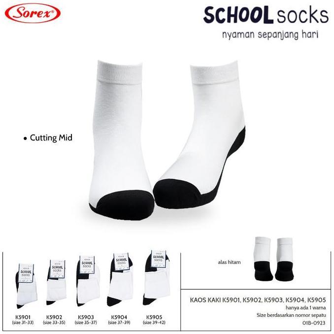 Tahan Lama  Grosir Ecer Kaos Kaki Anak Sekolah Sorex K 5905